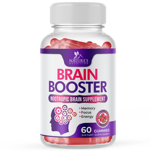 Brain Booster Supplement Design Needed for Nature's Nutrition Design by UnderTheSea™