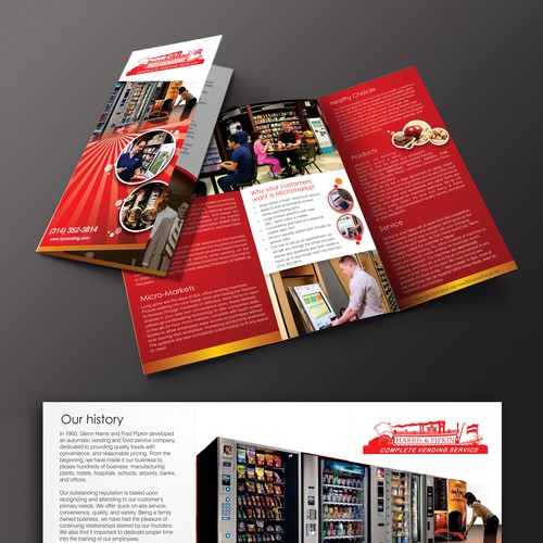 Create a Vending Brochure that is sure to grab someones attention