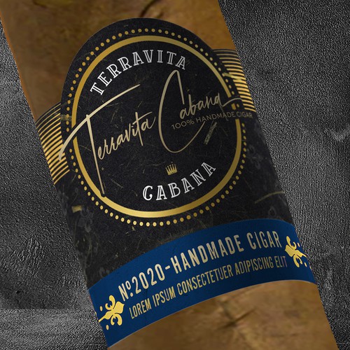 Cigar band design for high end cigar Design by reply11