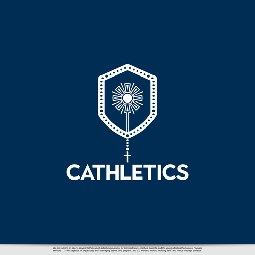 App branding: Christian Faith + Youth Athletics Design by DC | DesignBr