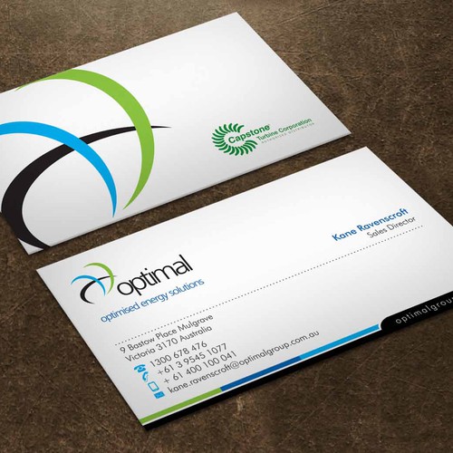 Create new business cards for Optimal Group Réalisé par Xclusive16