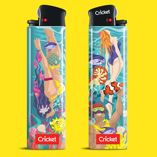 Create illustrations for a limited collection of Cricket Lighters (Multiple Winners) Design by milomilo