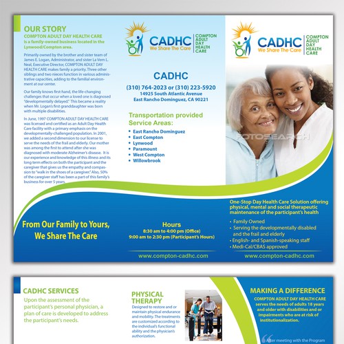Help Compton Adult Day Health Care with a new brochure design Design by Arttero