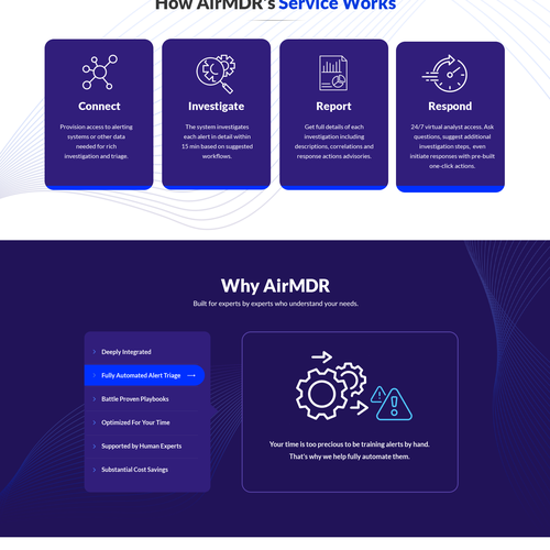 Bold Elegant Tech Website Homepage Design by Pinku