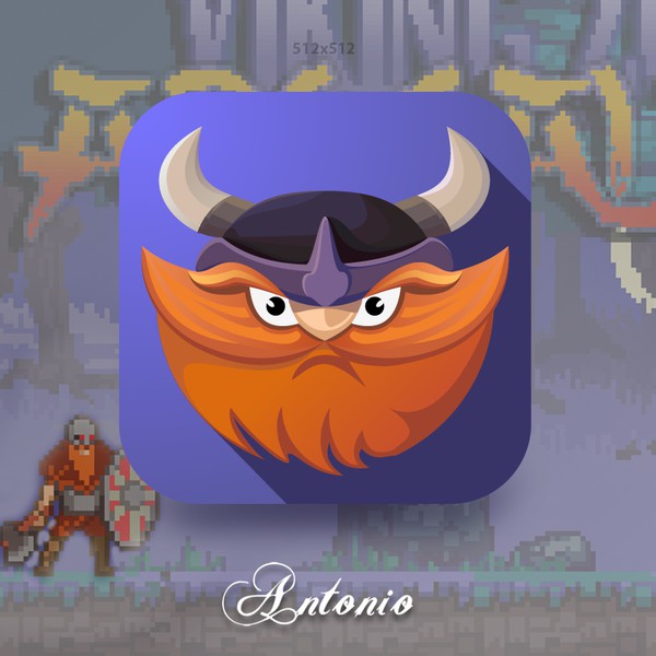 Design by A n t o n i o titled "Viking Icon"