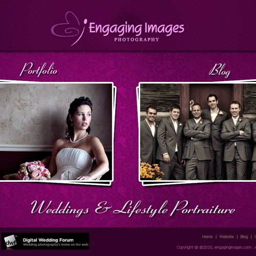 Wedding Photographer Landing Page - Easy Money! Design by prd4u