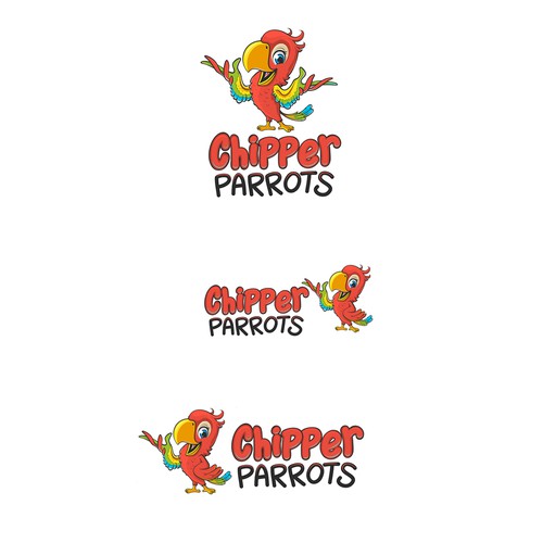 Designs | Chipper Parrots needs a fun logo for pet parrot lovers | Logo ...