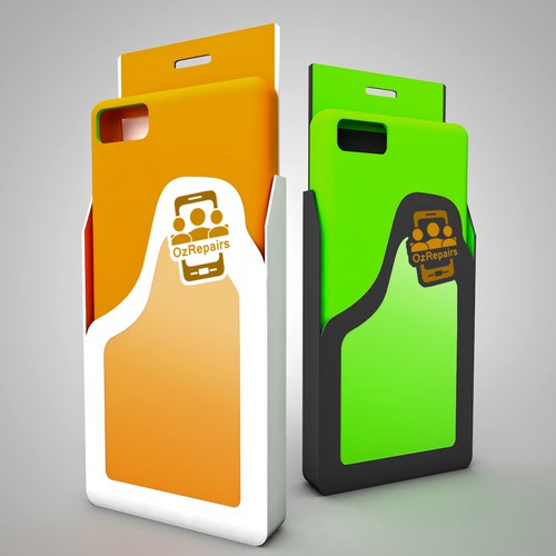 Phone case Retails Packaging Design by Droidesigns