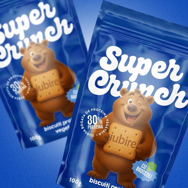 Product Pouch design for Protein Cookies