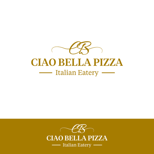 Ciao Bella Pizza Logo Design réalisé par Luel