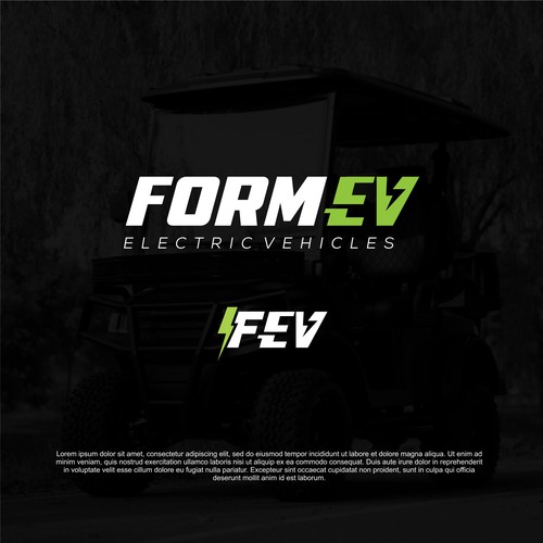 Powersports logo for Electric Golf Cart Manufacture Design by lrasyid88