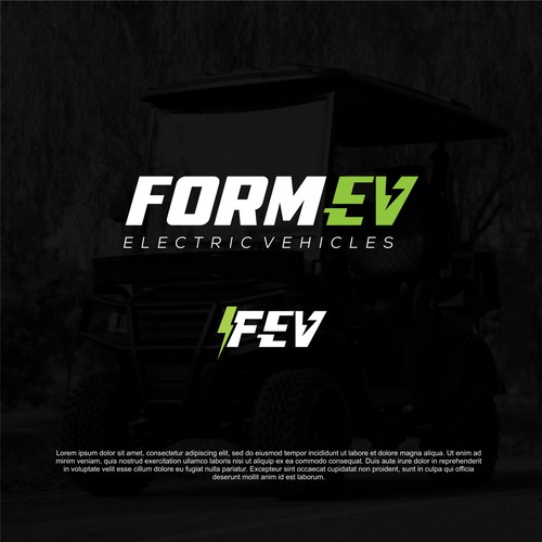 Powersports logo for Electric Golf Cart Manufacture Design by lrasyid88