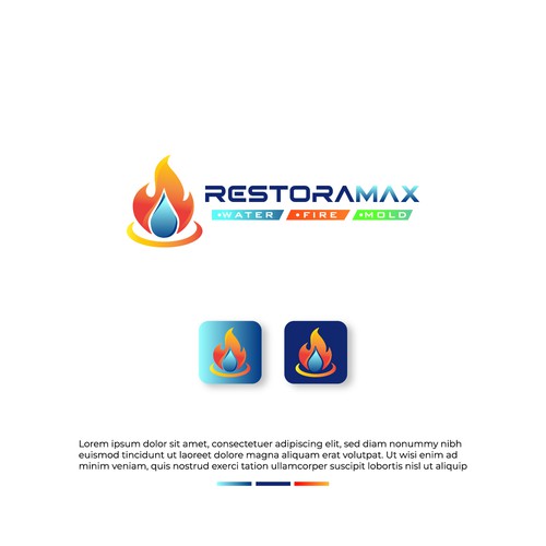 Restoration Company Branding. Design by Meeeeeerr_25