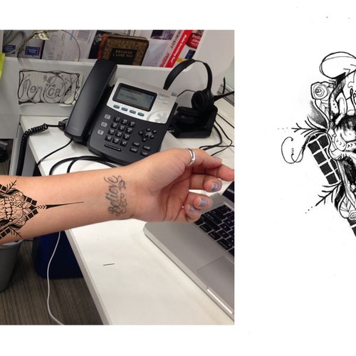 Hip - Dark - Sketch Tattoo Design Needed! Design von stacas