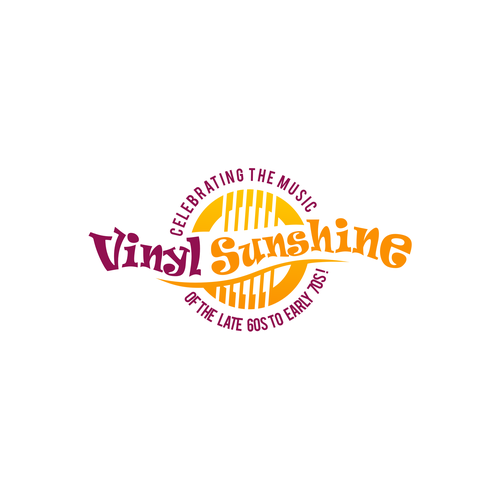 Vinyl Sunshine needs an uplifting retro, 60s/70s BAND logo Design by logologoan