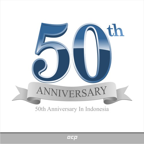 50th Anniversary Logo for Corporate Organisation Design by ocp