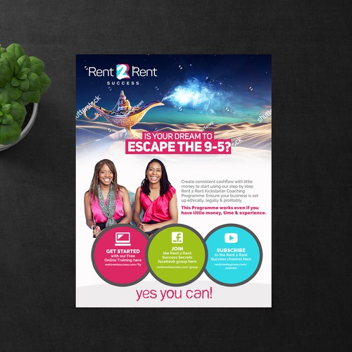 Create a Ridiculously Good Flyer for Rent 2 Rent Success Design von ektadevesh