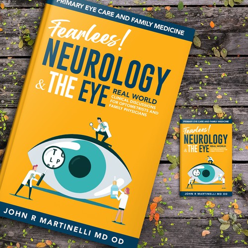 Medical Cover about Neurology & The Eye/Vision in a bold yet engaging style for a new educational series for physicians. Design by Aaniyah.ahmed