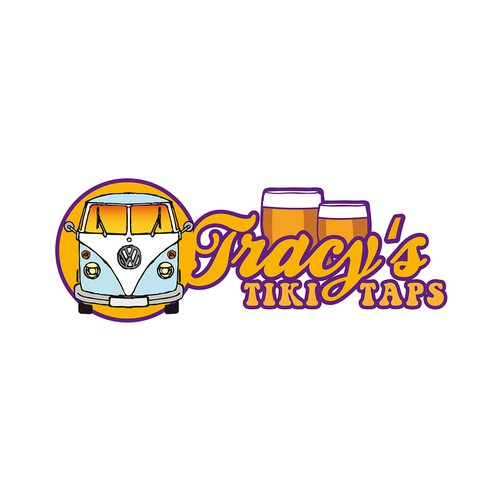 Fun Logo to help us attract people to our beer bus Design by c-artworker