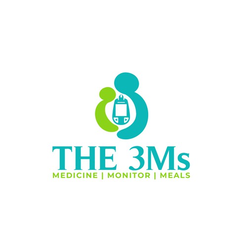 Logo for National Type 1 Diabetes Behavioral Health Research Study “3Ms 2.0” Design by Astart