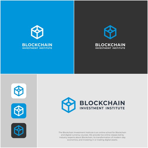 Blockchain creative logo contest Design by TheDaydreamerStd