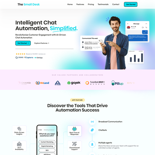 Web page design contest entry by unbox.style⚡️