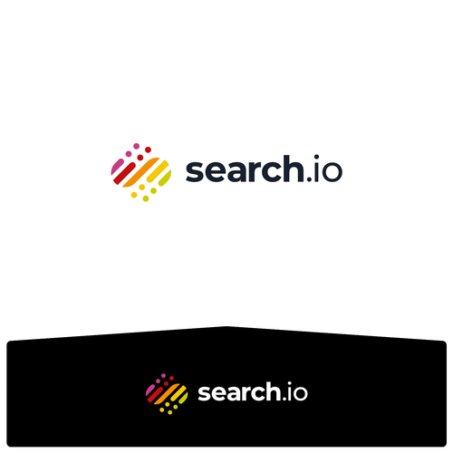 Logo for modern AI search engine Diseño de wenk