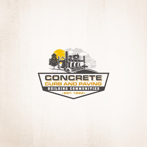 Concrete Curb and Paving- Modern Slipform Paving Subcontractor Design by Pajero_Yaya