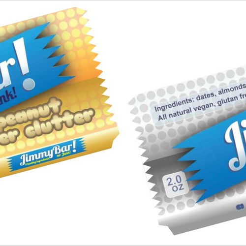 JimmyBar! needs a new product label Design by Dimadesign