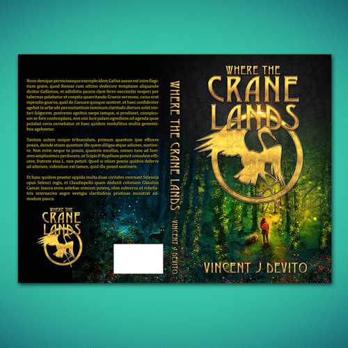 Design cover for a magical book with talking animals Design by Rafido