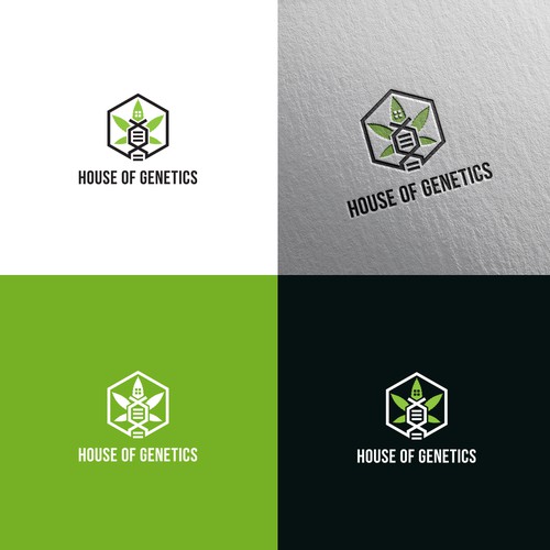 Cannabis Genetic company needs eye popping logo Design by Orangedan