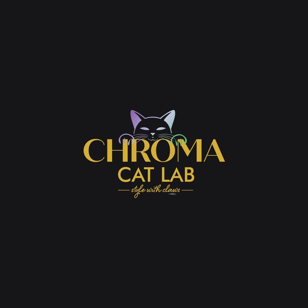 Design by Graphics Design006 titled "Chroma cat lab logo"