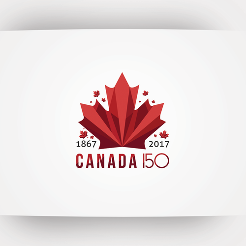 Community contest: Design Canada’s 150th birthday logo! Design by FK.Designs