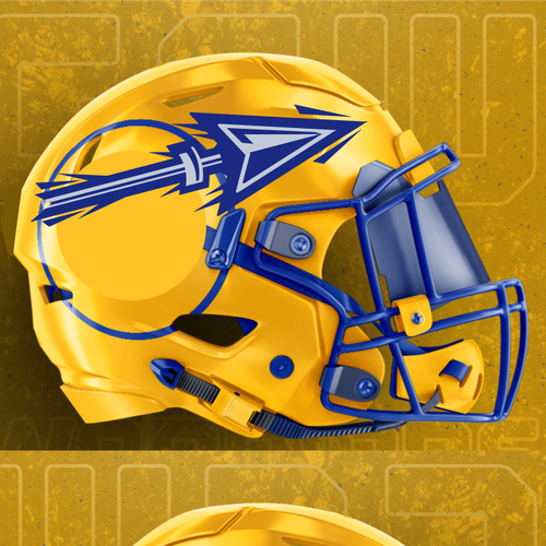 football helmet graphic design