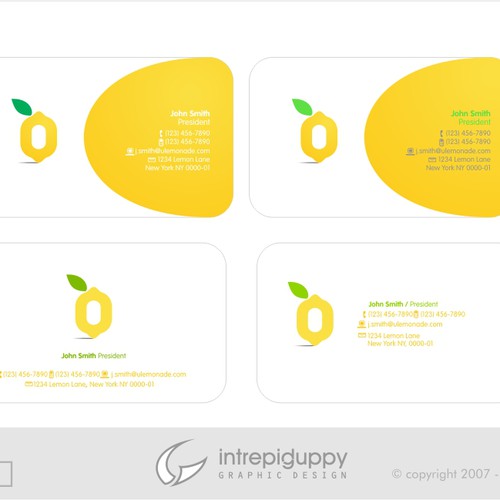 Logo, Stationary, and Website Design for ULEMONADE.COM Réalisé par Intrepid Guppy Design