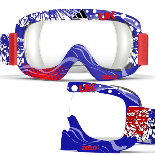 Design adidas goggles for Winter Olympics Ontwerp door expressions