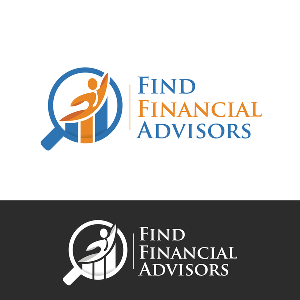 Design by Aziz Othmane titled "Create an over-the-top logo to help people find the right financial advisor."