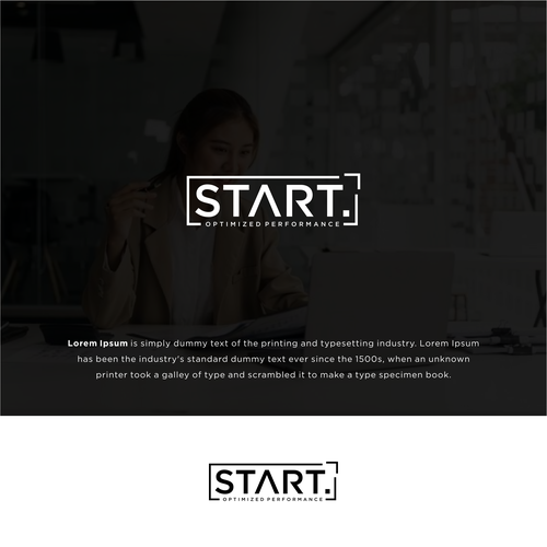 Start. An Optimal Performance Lifestyle Company Design by Black_Ant.