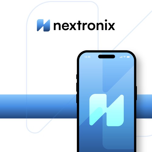 Modern corporate logo for a technology manufacturing company. Design by OVALICIOUS~