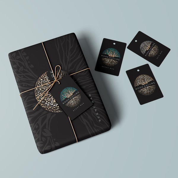 All natural soap packaging for new brand