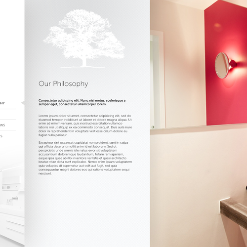 Web page design contest entry by portare