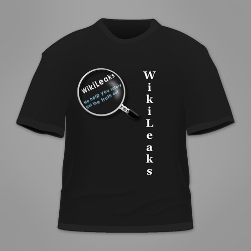 New t-shirt design(s) wanted for WikiLeaks Réalisé par arssoul