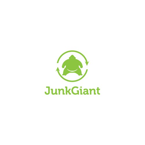 Create a modern, eye-catching logo for junk removal company Junk Giant. Design by White Stories