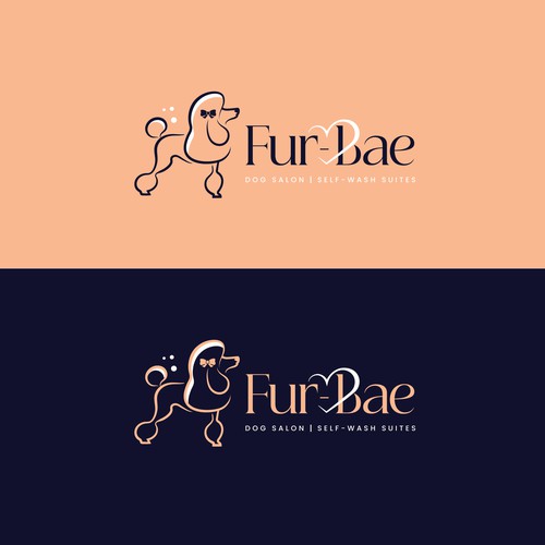 Design a logo/branding for Fur-Bae (slogan: Before Anything Else) luxury dog wellness/lifestyle biz Design by SanDzine