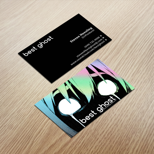 dj business card template