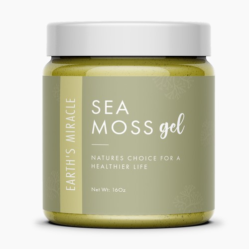 Design a Label for our Sea Moss Gel Product Design by Artist@Joy