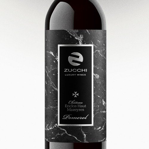 Designs | Personalized wine bottle label for a natural stone design ...