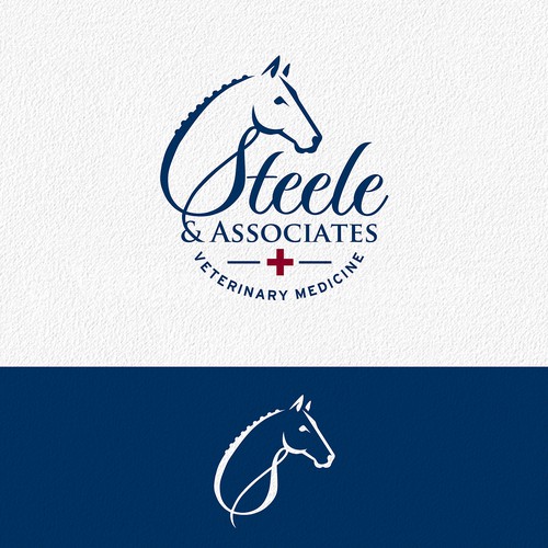 Equine Sports Medicine Veterinary Practice looking for a strong logo - Sophisticated. Abstract. Clean Lines. Emblem Pref Design by Painted Pony Studios