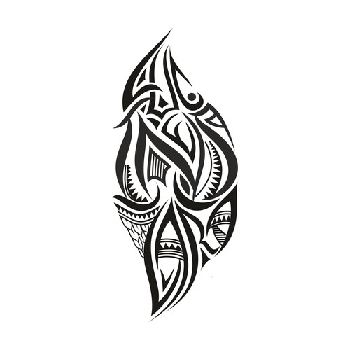 Names hidden in tribal | Tattoo contest | 99designs