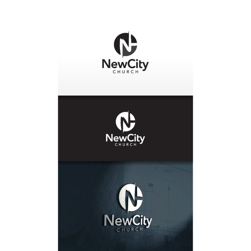 New City - Logo for non-traditional church  Design by d'zeNyu